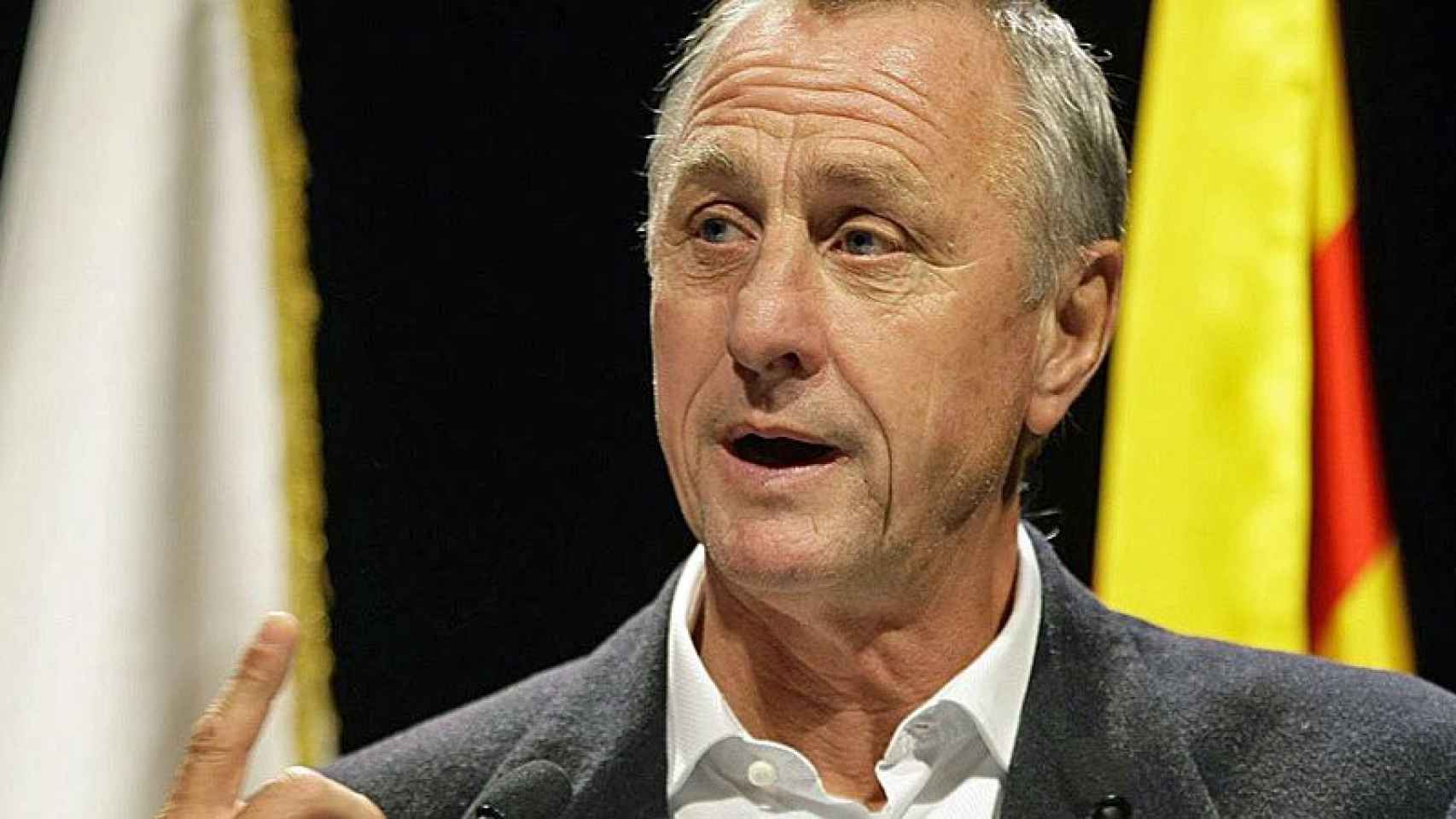 Johan Cruyff, ex jugador y ex entrenador de fútbol.