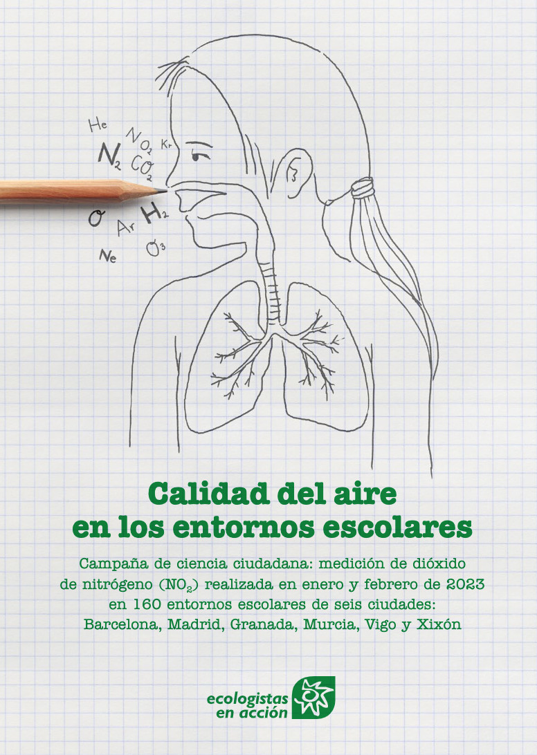 Informe realizado por Ecologistas en Acción sobre la calidad del aire en entornos escolares / ECOLOGISTAS EN ACCIÓN