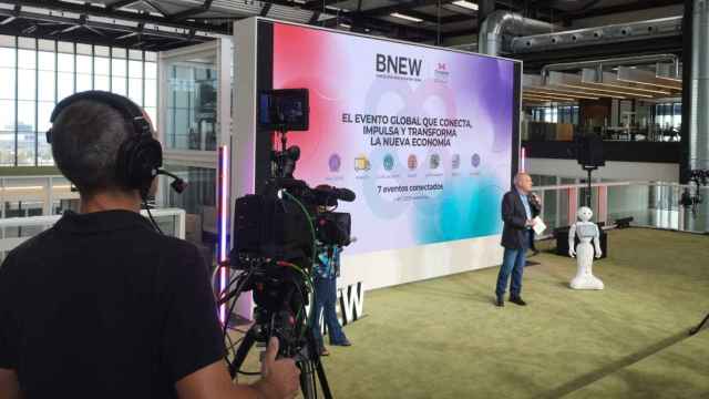 Pere Navarro, delegado especial en la Zona Franca de Barcelona, en la presentación de BNEW / CG