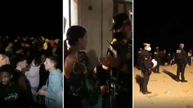 Tres imágenes de fiestas callejeras sin medidas de seguridad en Barcelona / CG