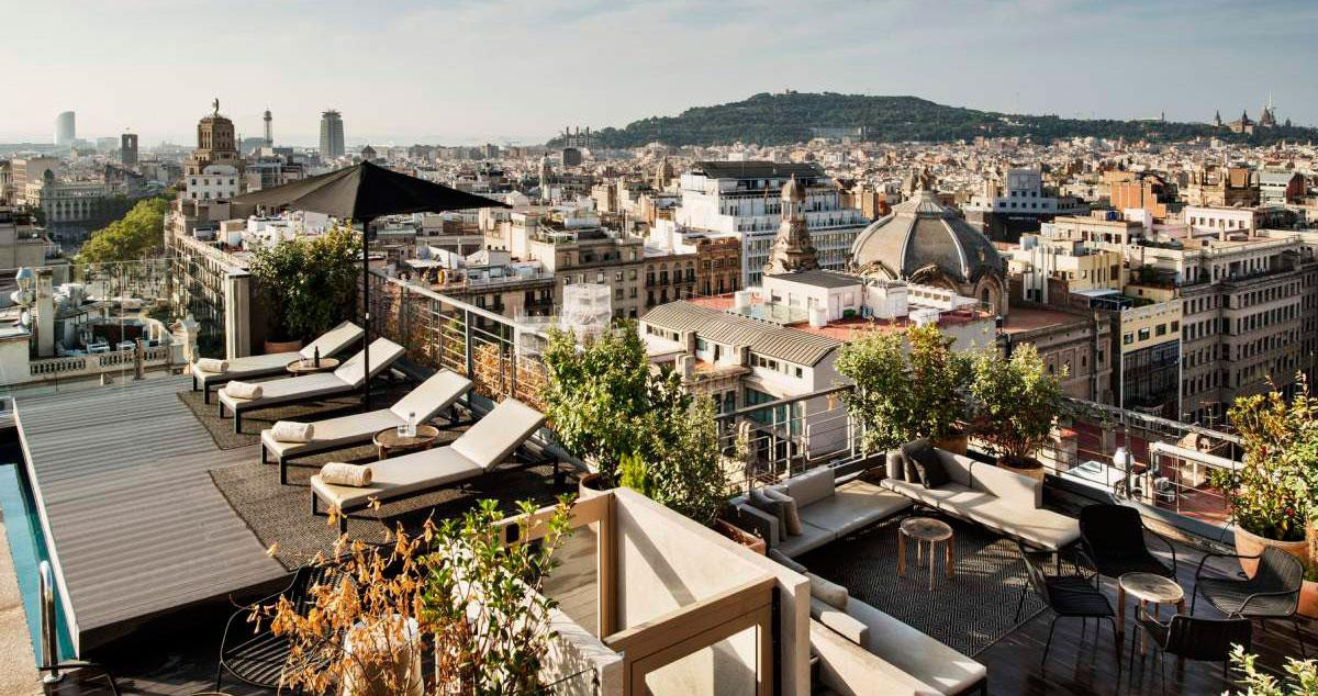 Terraza de un hotel de NH Hoteles en Barcelona / CG