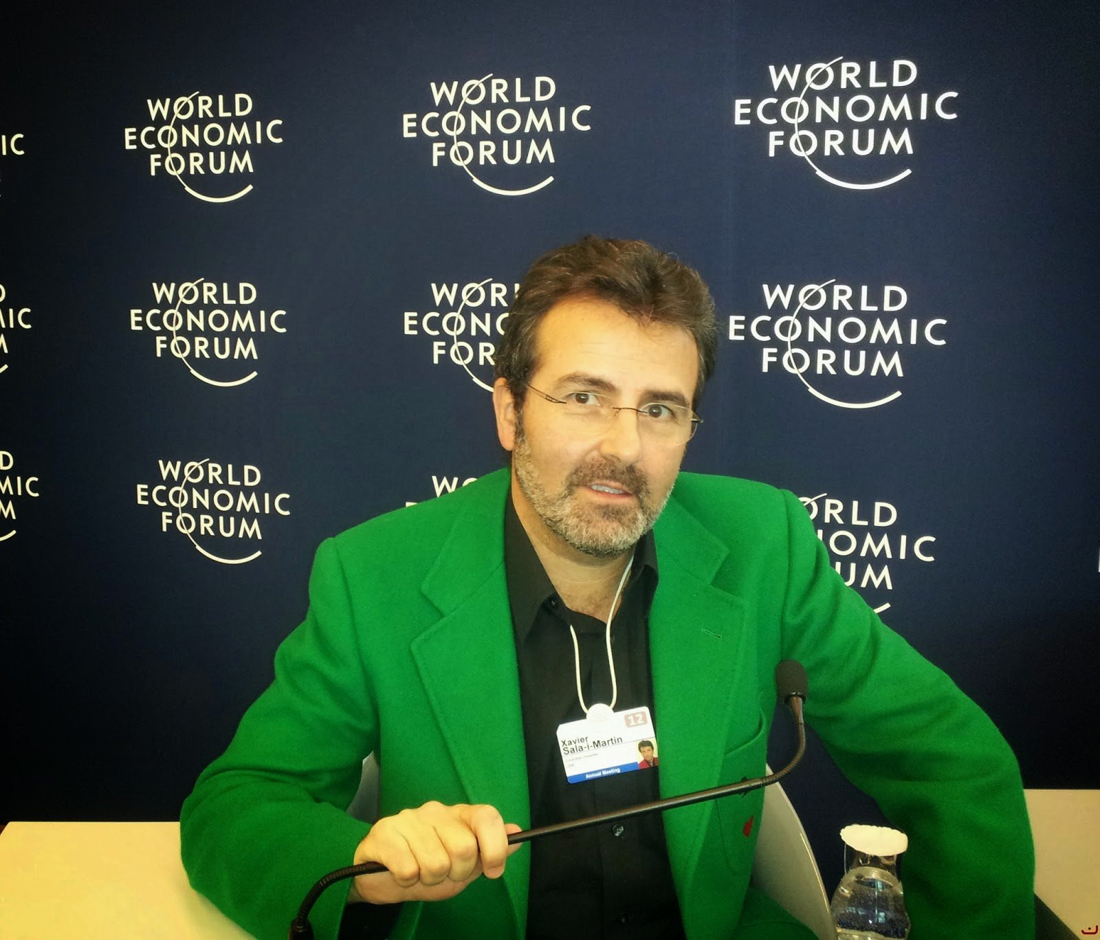 Imagen del economista Xavier Sala i Martín en el World Economic Forum / CG