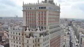 Wanda Group ha puesto a la venta el Edificio España, orillando el proyecto hotelero.