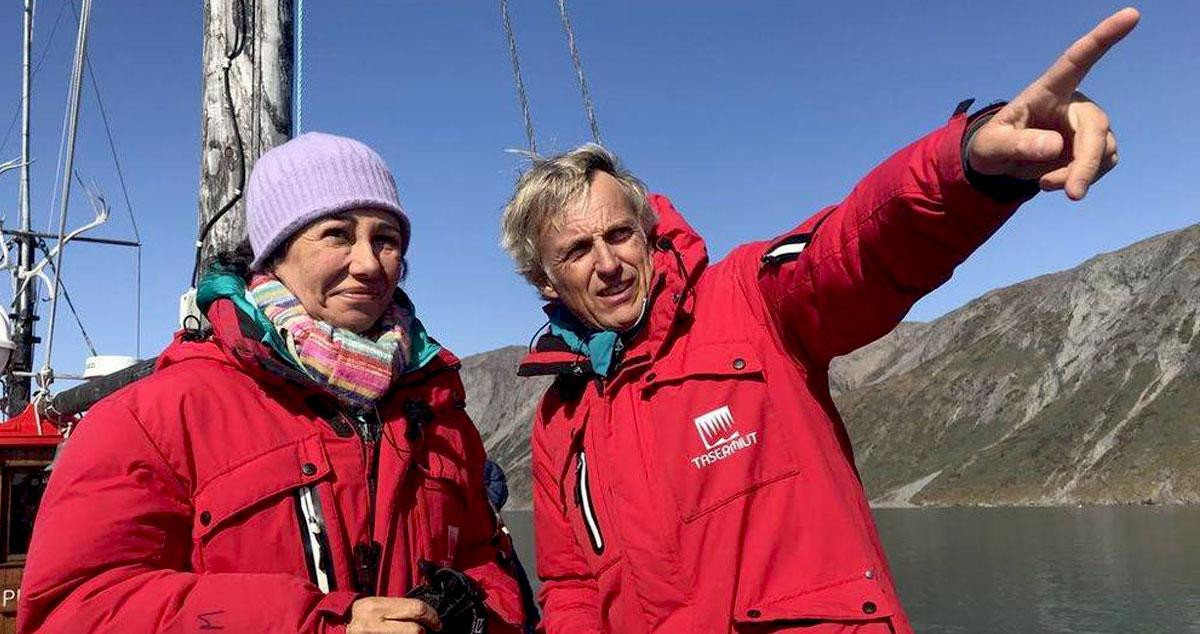 Ana Botín y Jesús Calleja, en Groenlandia / MEDIASET