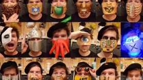 Máscaras de famosos del artista Matthias Kretschmer / FACEBOOK
