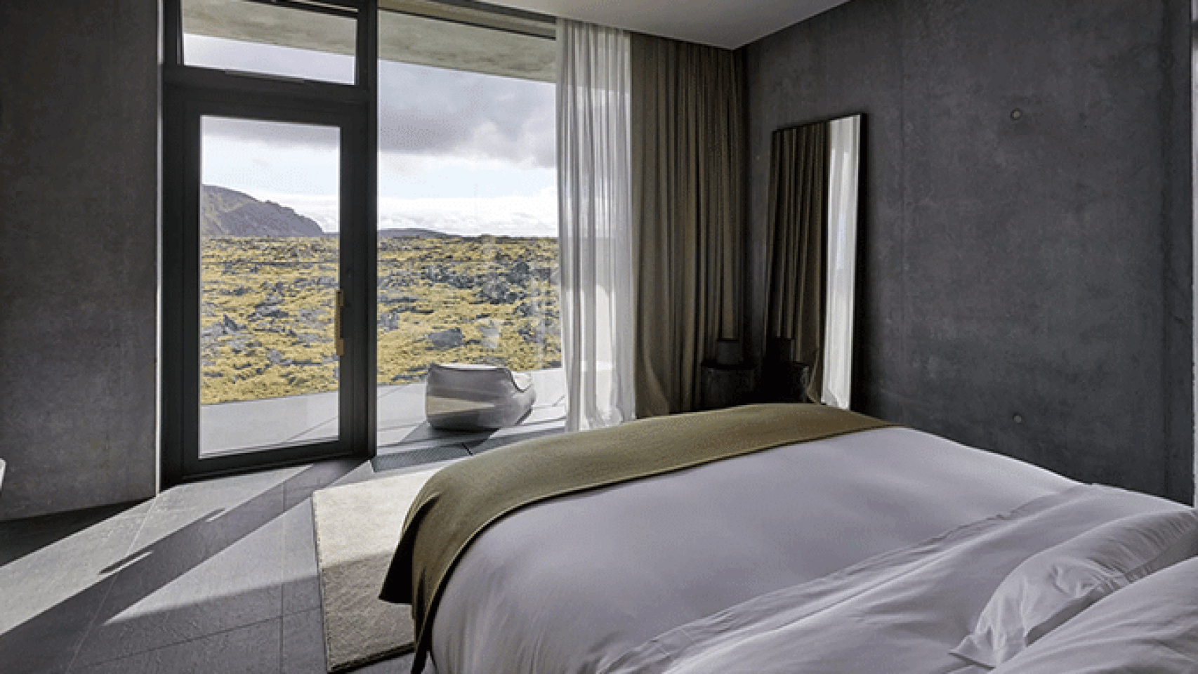 Una de las suites del hotel Retreat at Blue Lagoon en Islandia, uno con las habitaciones más exclusivas / CG