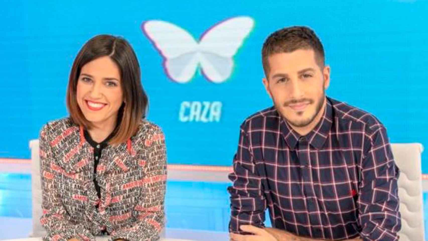 Núria Marín y Nando Escribano en 'Cazamariposas' / MEDIASET
