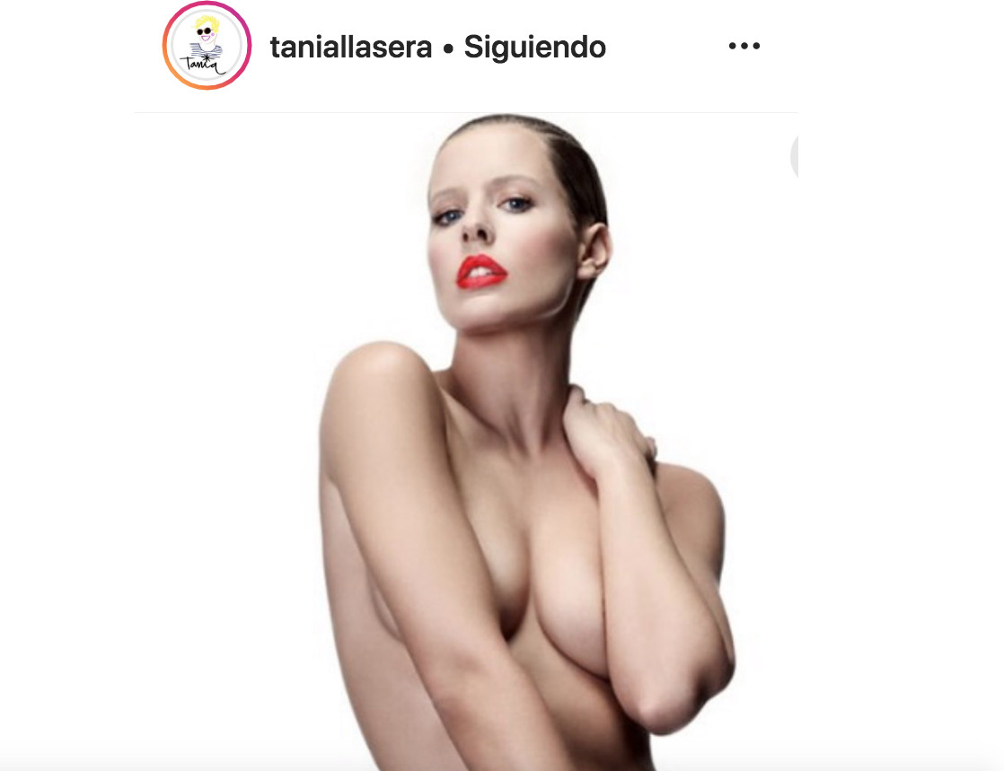 Tania Llasera se marca un tremendo topless en las redes sociales / INSTAGRAM
