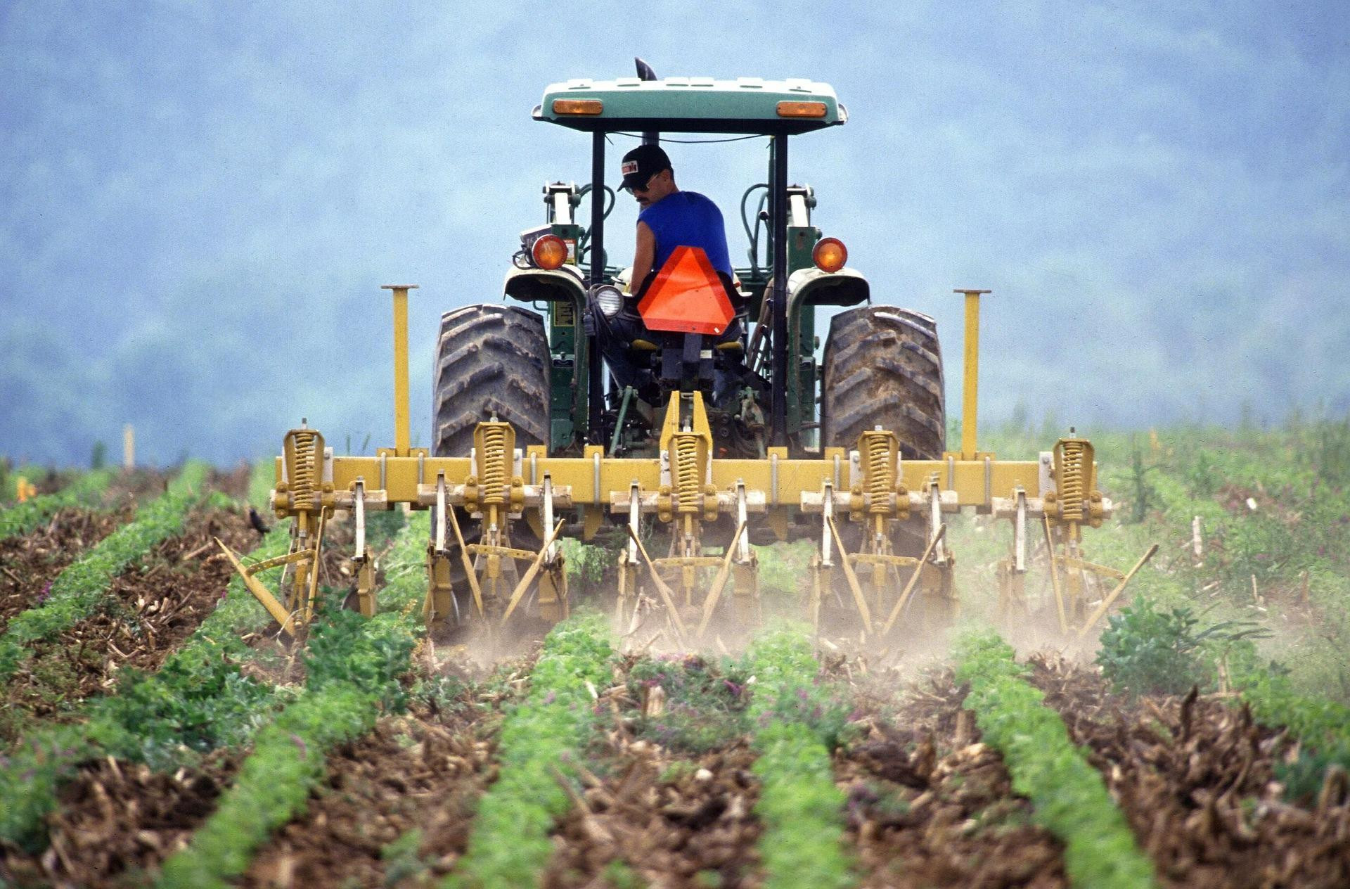 Un agricultor labra el campo con un tractor / CG