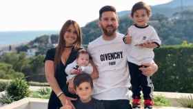 La familia de Leo Messi en su mansión de Castelldefels / INSTAGRAM
