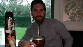 Leo Messi, siempre bebiendo mate | REDES