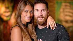 Leo Messi, junto a Antonella Rocuzzo | REDES