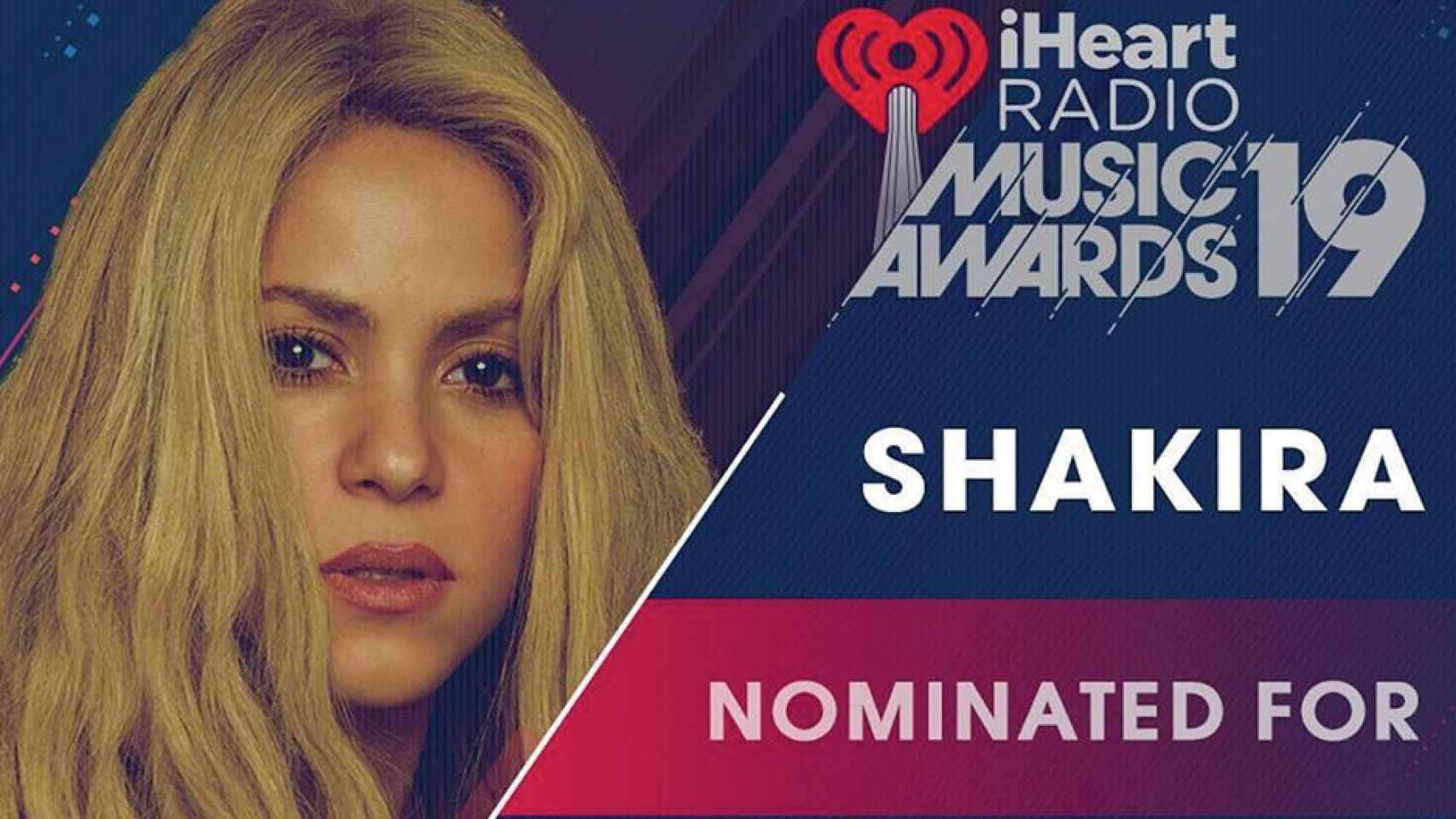 Shakira anuncia su nominación en las redes sociales / INSTAGRAM