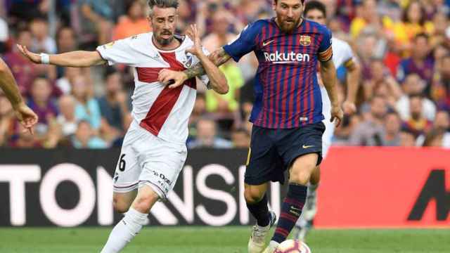 Una foto de Leo Messi durante el partido ante el Huesca en el Camp Nou / Twitter