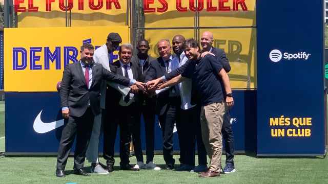 Laporta, Alemany, Cruyff, Moussa Sissoko y todos los implicados en el nuevo fichaje de Dembelé
