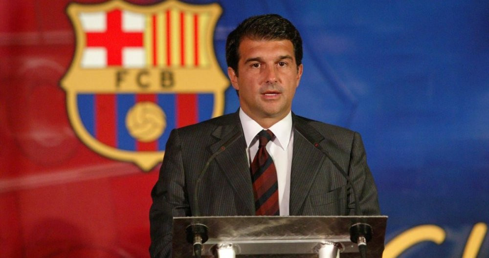 Joan Laporta, en su primera etapa como presidente del Barça / EFE