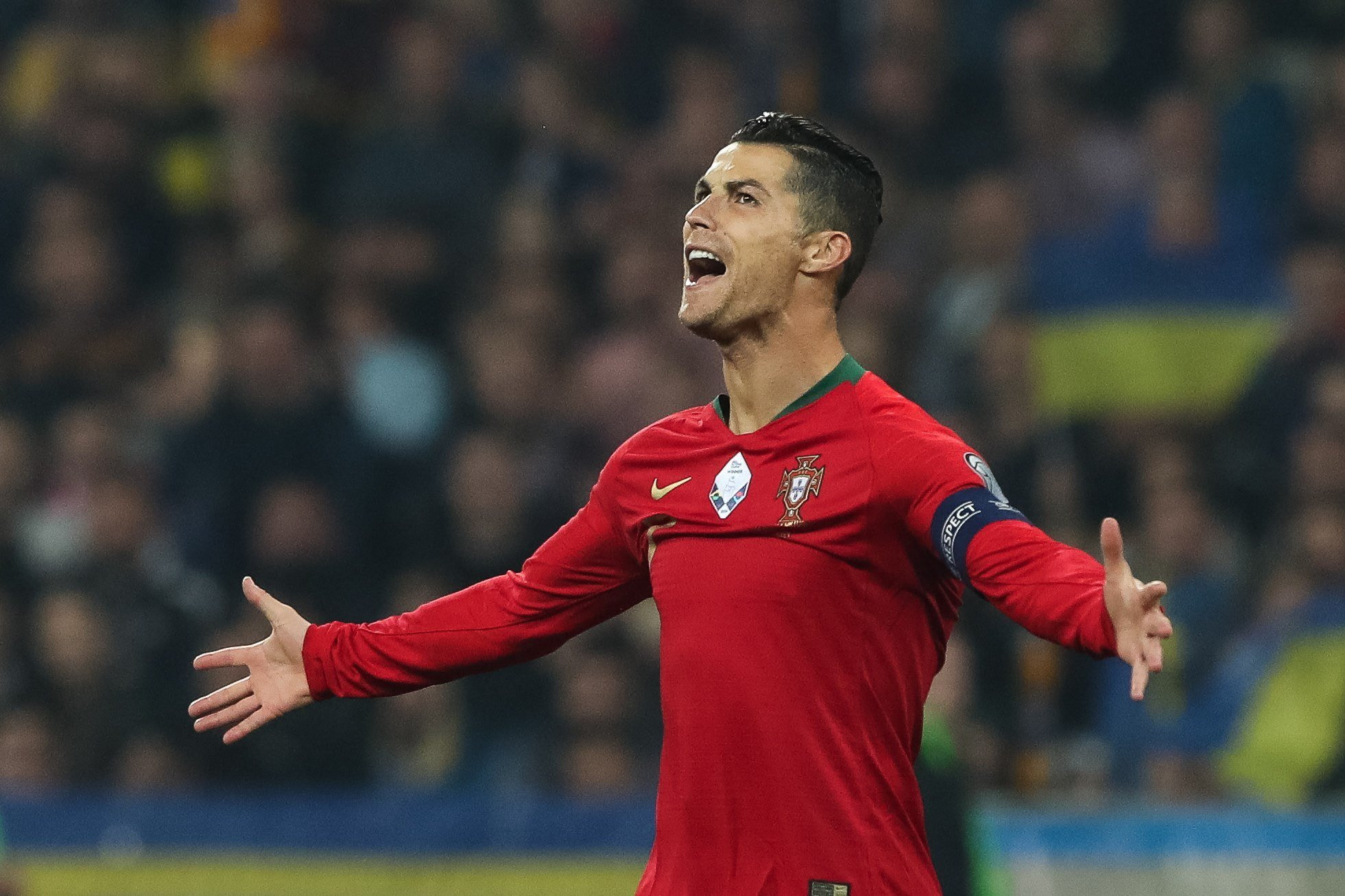 Una foto de Cristiano Ronaldo celebrando un gol con Portugal / EFE