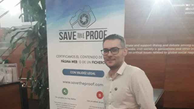 Eduardo Hervás, creador de SaveTheProof / CEDIDA