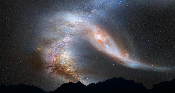 Vista de la Galaxia de Andrómeda desde La Tierra / PIXABAY
