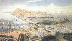 La España de Vila-Sanjuán: Vista de Barcelona (1853) / ALFRED GUESDON.