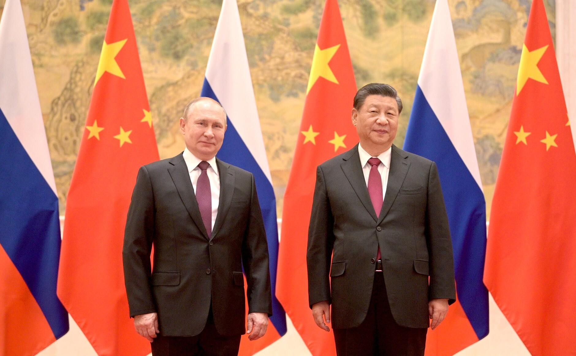 Vladímir Putin junto al presidente chino Xi Jinping en febrero de 2022 / Europa Press