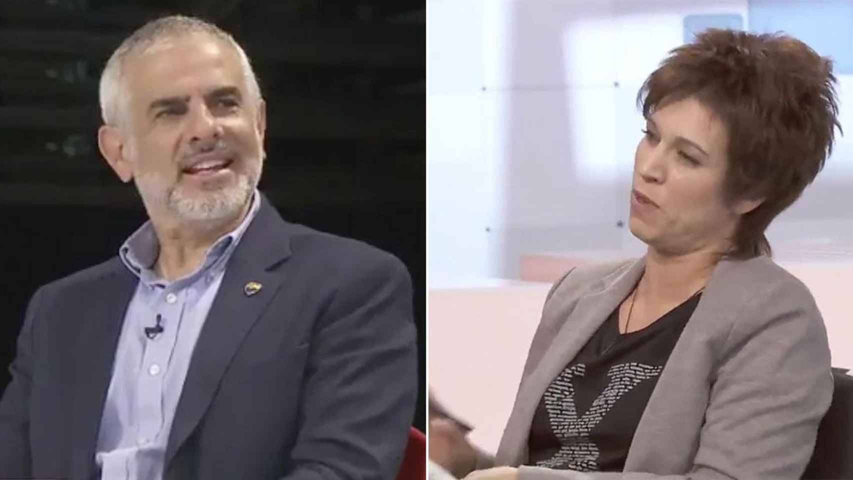 Carlos Carrizosa y Beatriz Talegón, en el programa 'FAQS' / TV3