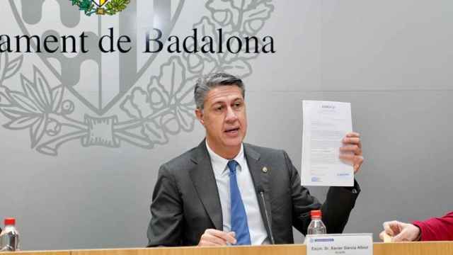 El alcalde de Badalona, Xavier García Albiol, a quien Dolors Sabater propone hacerle una moción de censura / EP