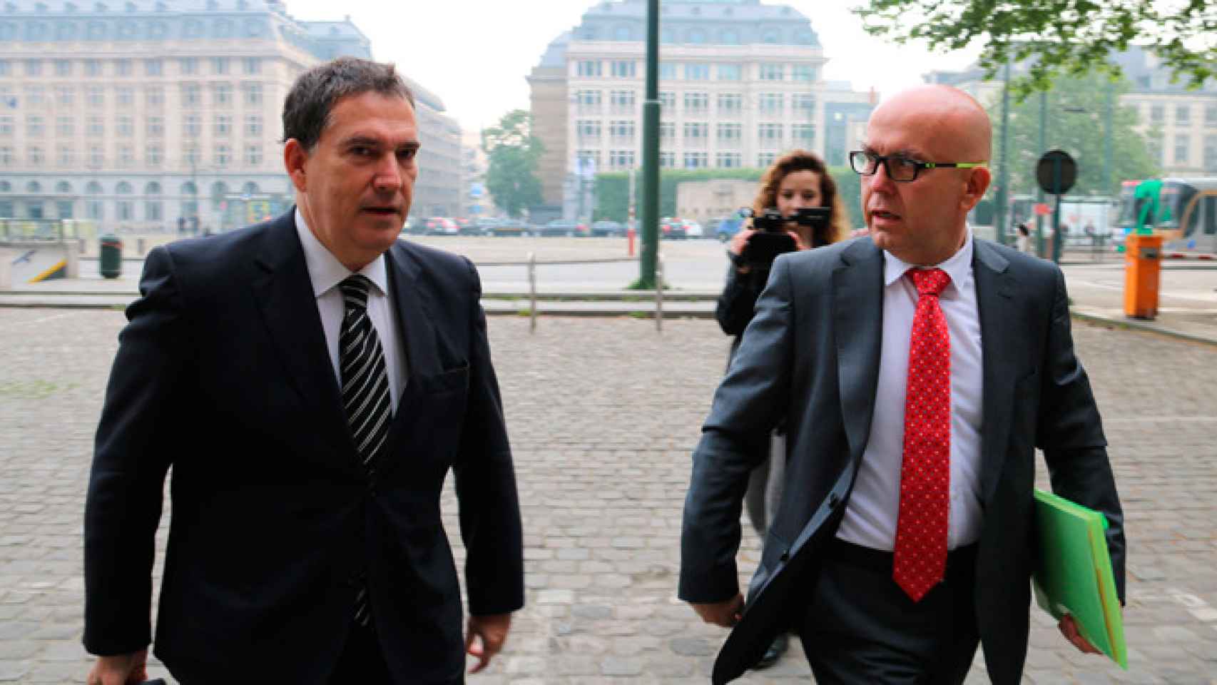 Los abogados Jaume Alonso-Cuevillas y Gonzalo Boye, dos de los letrados del 'procés' / EFE