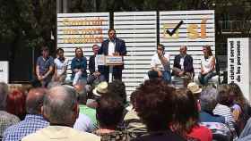 Oriol Junqueras interviene en la campaña de ERC por el sí en el referéndum / CG