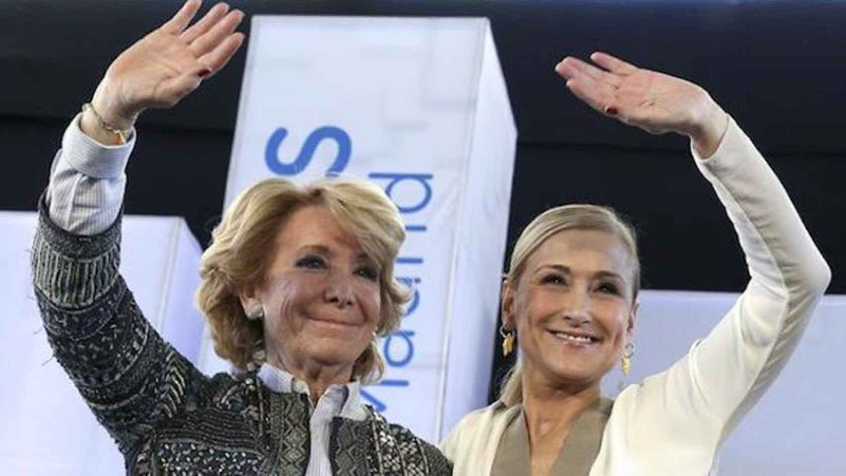 Esperanza Aguirre y Cristina Cifuentes.