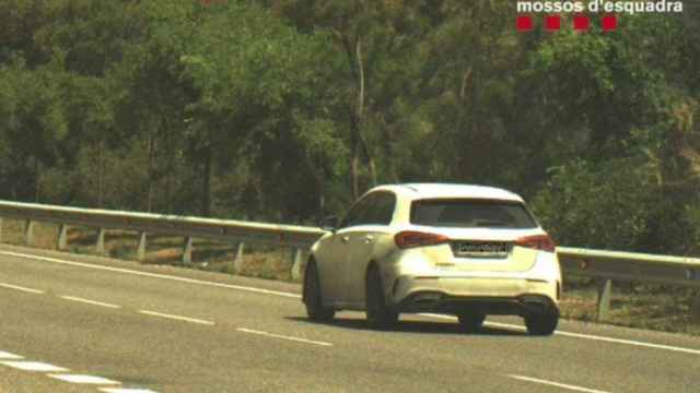 Momento en el que el radar detecta al vehículo a 183 Km/h / MOSSOS D'ESQUADRA