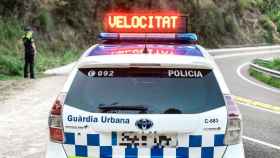 Guardia Urbana de Barcelona en tareas de prevención de accidente / GUB