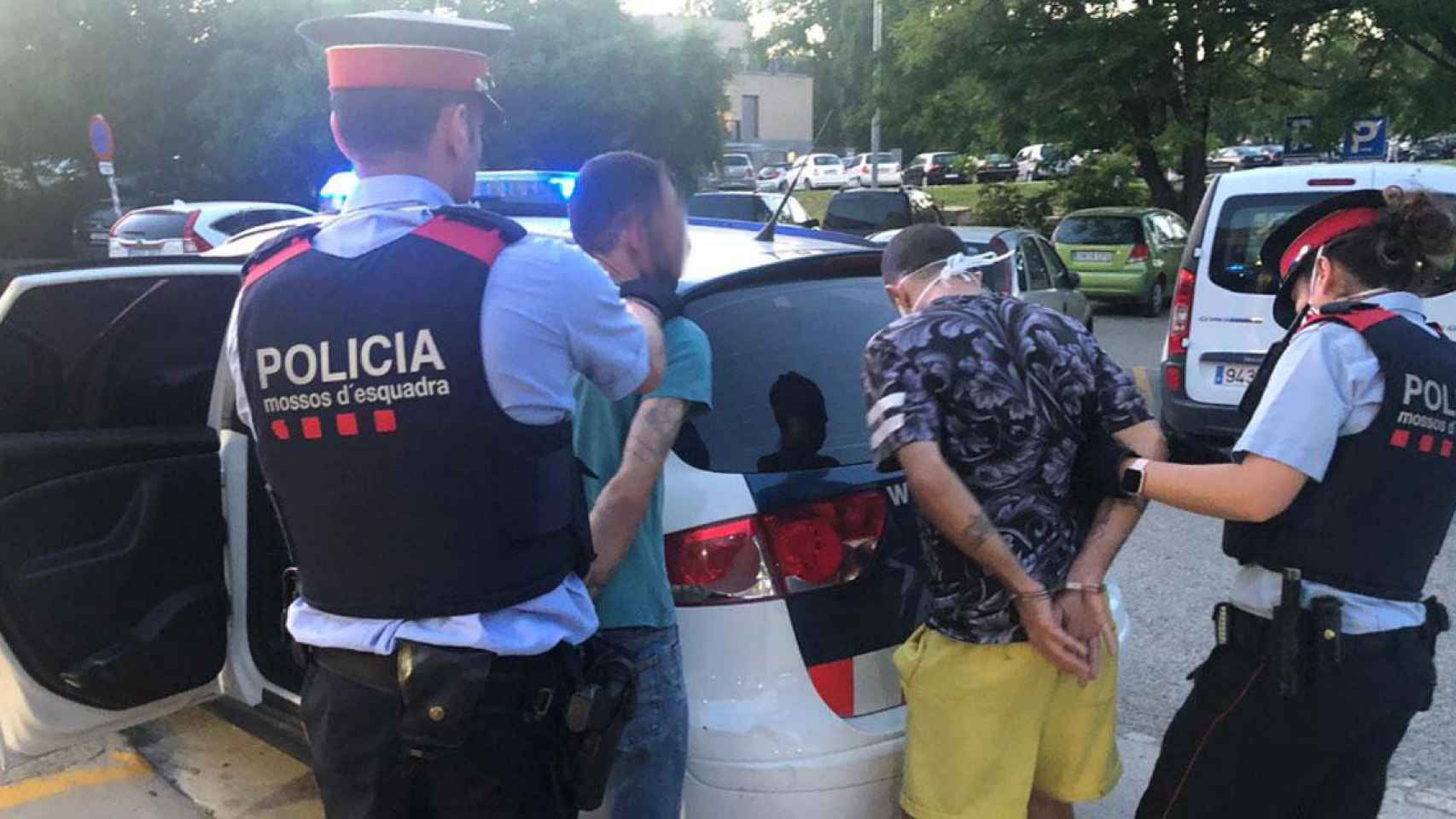 Atracadores detenidos por robos en Sant Cugat, Barcelona / MOSSOS D'ESQUADRA