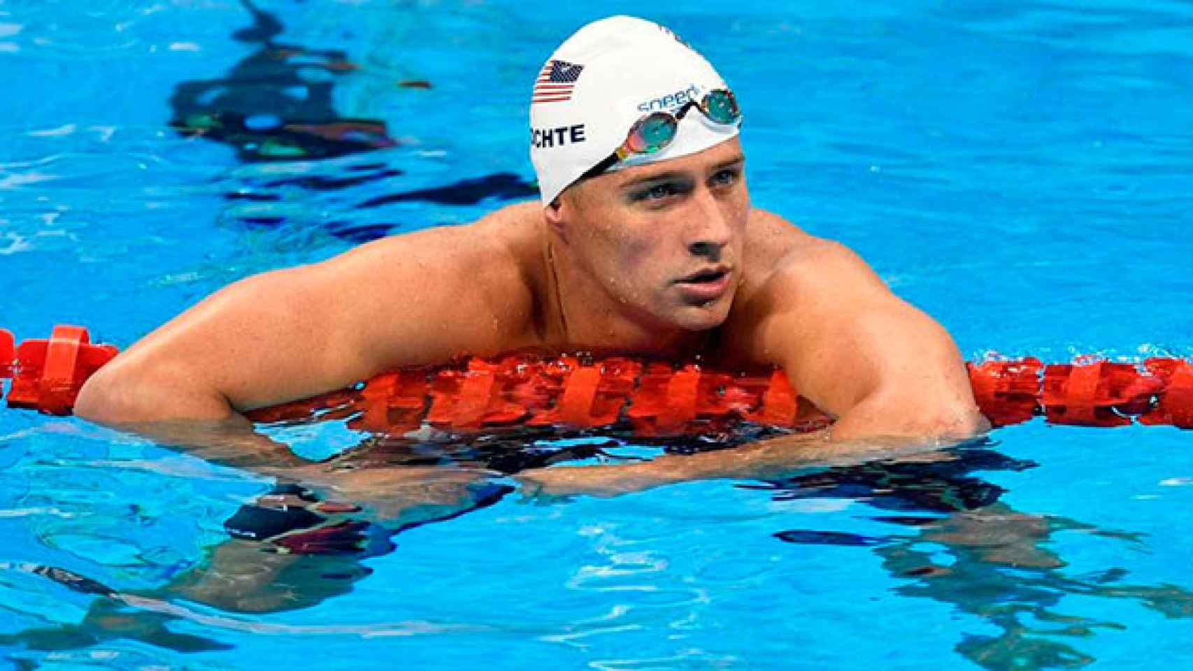 El nadador estadounidense Ryan Lochte después de una competición en los Juegos de Río. / EFE