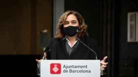 Ada Colau, alcaldesa de Barcelona, en un acto público ayer / EP