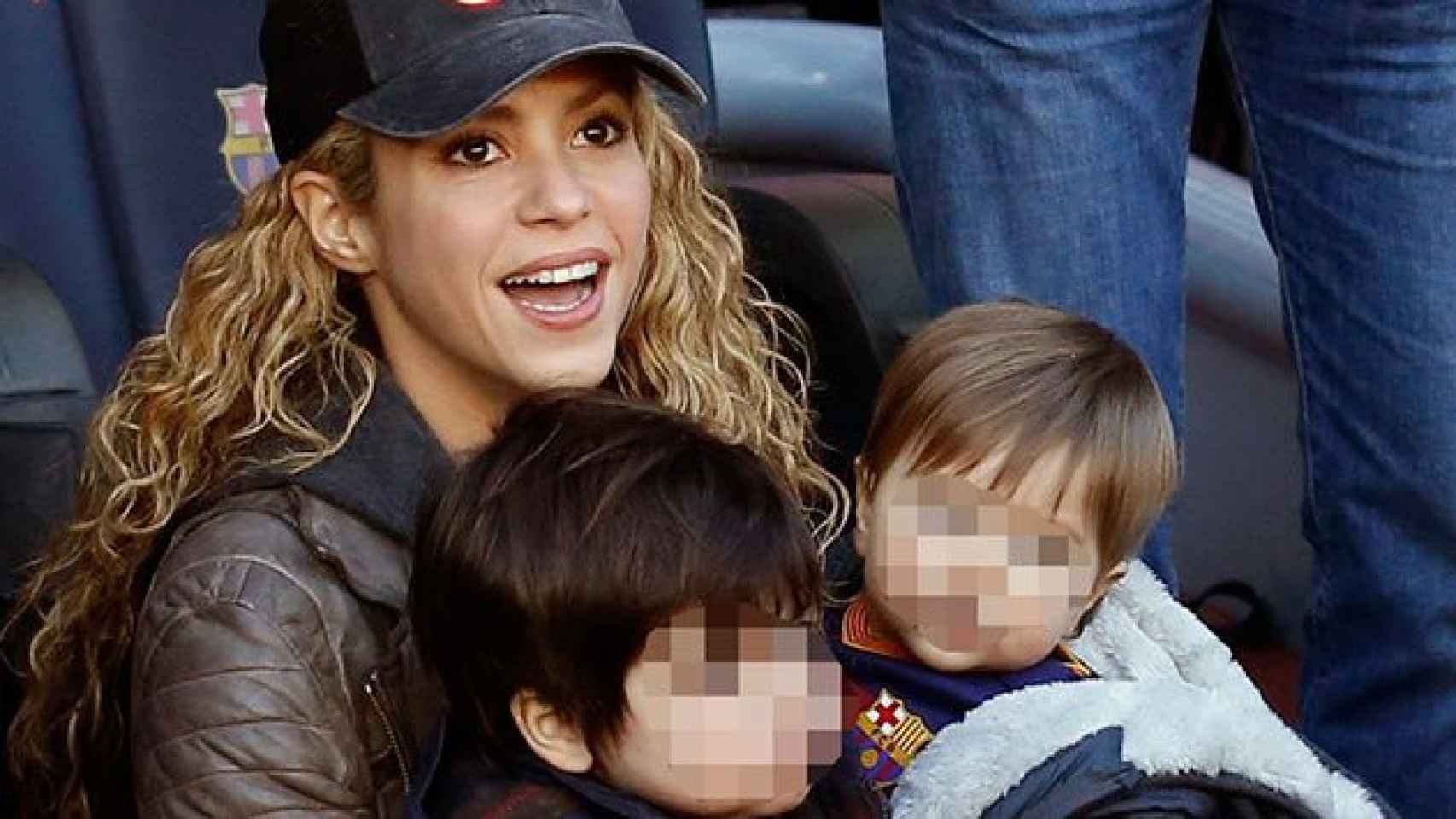 Shakira con sus hijos / EUROPA PRESS
