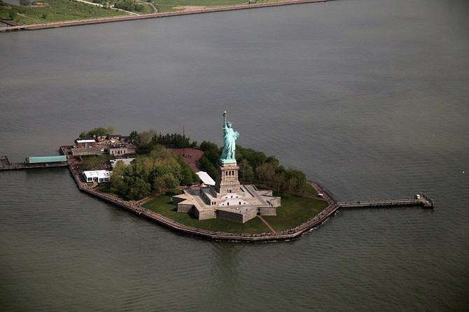 Vista de Liberty Island, la isla en la que se encuentra la Estatua de la Libertad / PIXABAY