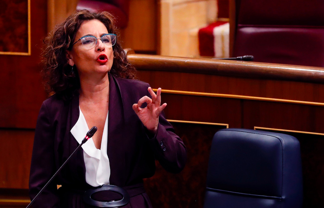 María Jesús Montero en una de sus comparecencias en el Congreso de los Diputados / AGENCIAS