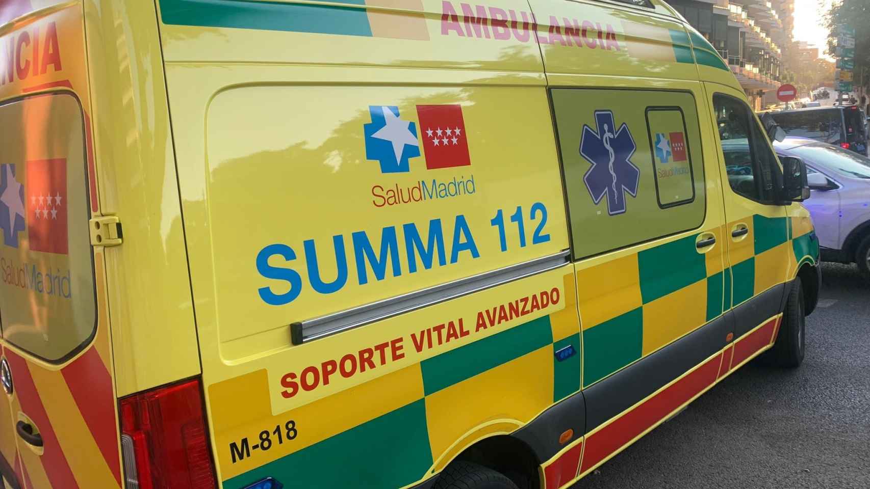 Imagen de recurso de una ambulancia del Summa 112 / EP