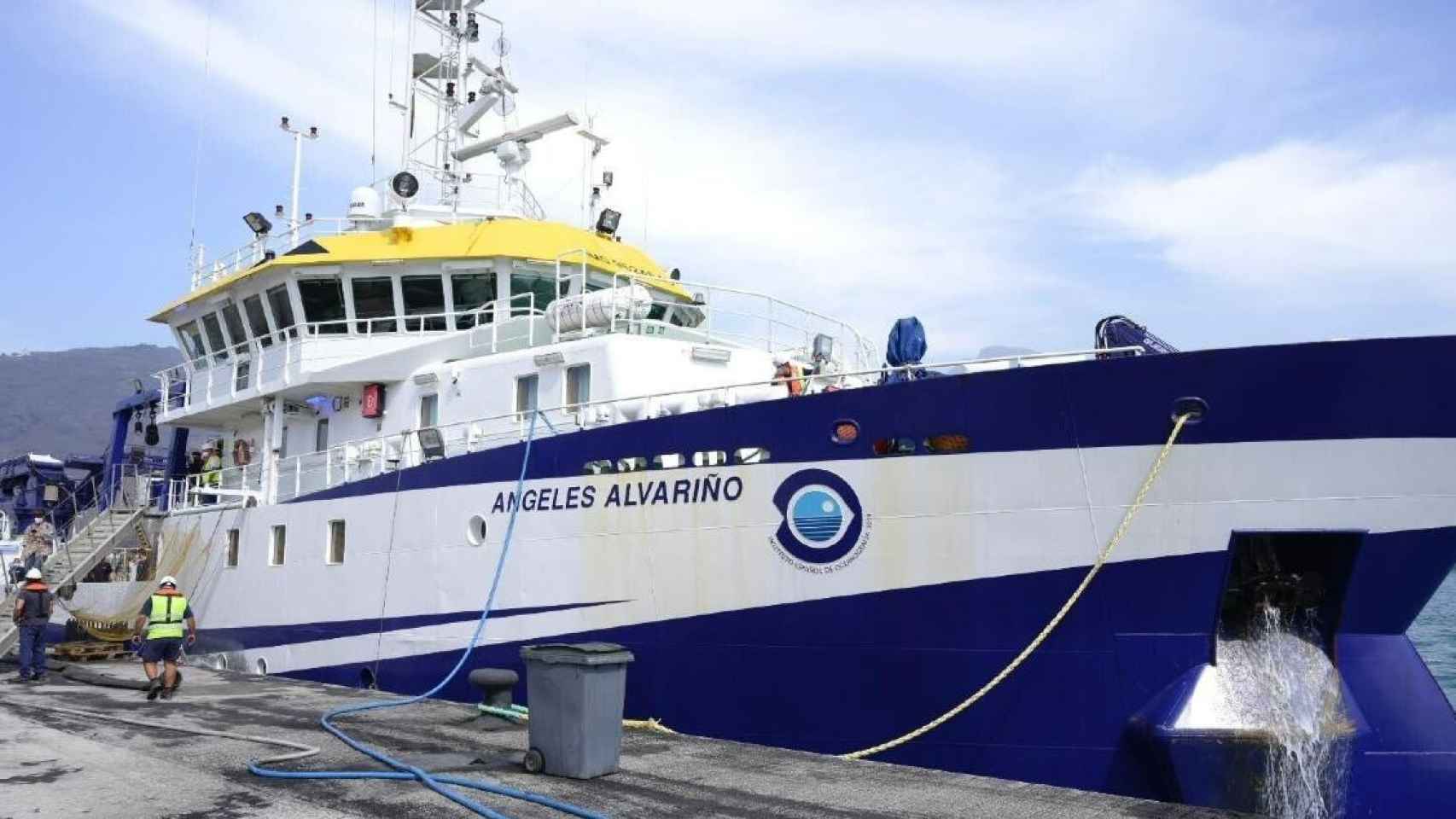 El Ángeles Alvariño, el buque que recuperó el cuerpo de Olivia /EP