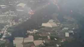 La lava amenaza ya el barrio de La Laguna /CABILDO LA PALMA