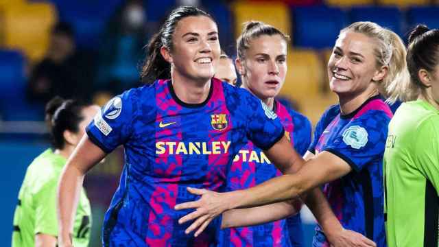 La felicidad del Barça Femenino tras otra goleada en la Champions League / FCB
