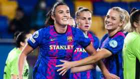 La felicidad del Barça Femenino tras otra goleada en la Champions League / FCB