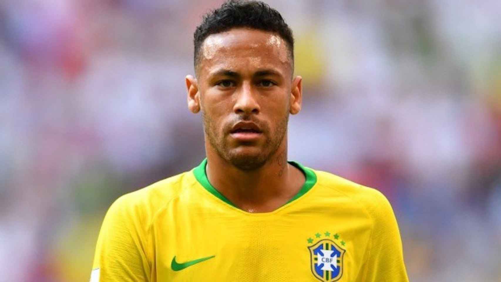 Una foto de Neymar Jr. durante un partido con Brasil / Twitter