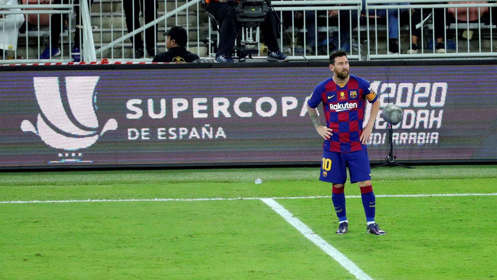 Leo Messi, tras caer contra el Atlético de Madrid en la Supercopa de España | EFE