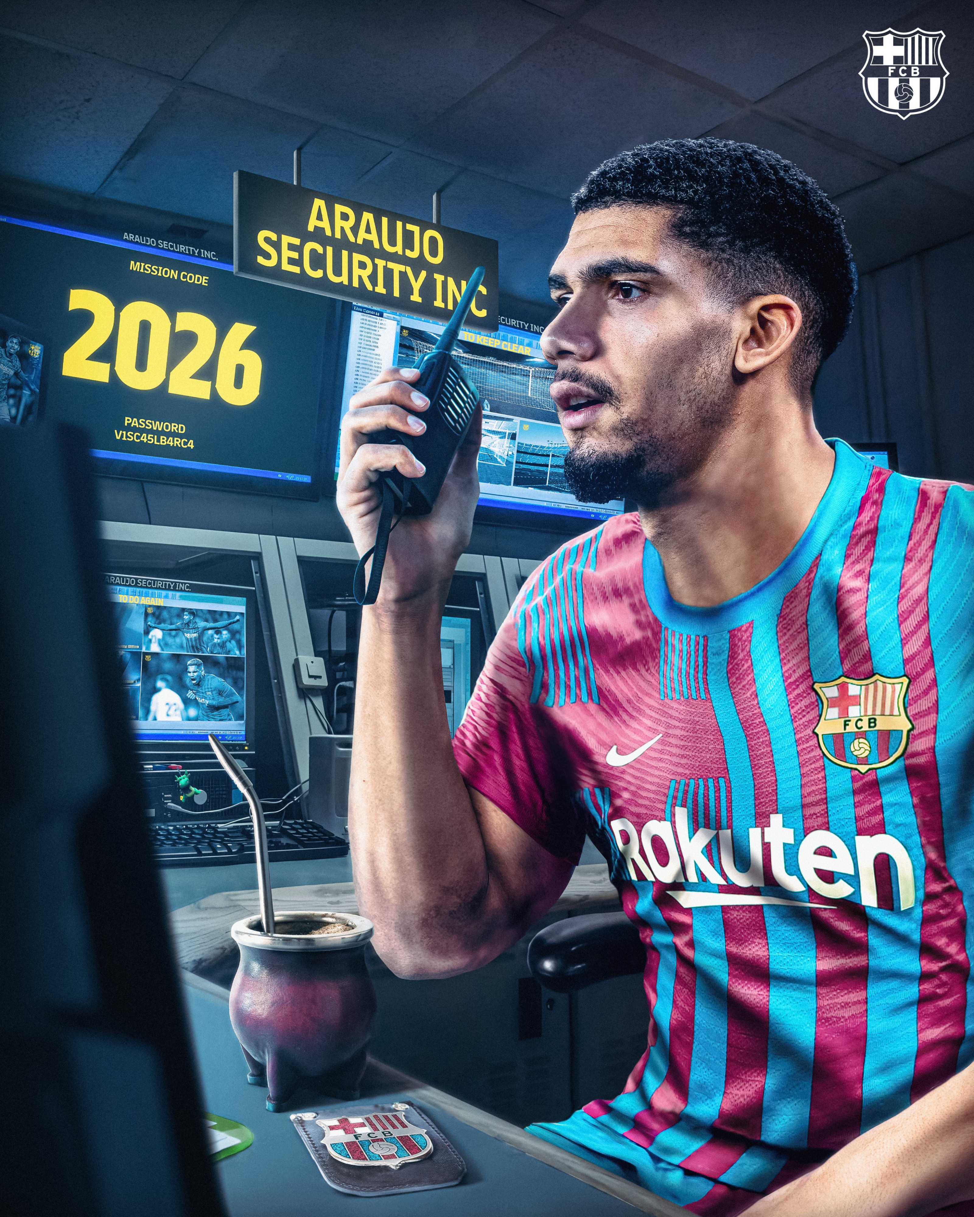 El Barça anuncia la renovación de Araujo hasta 2026 / FCB