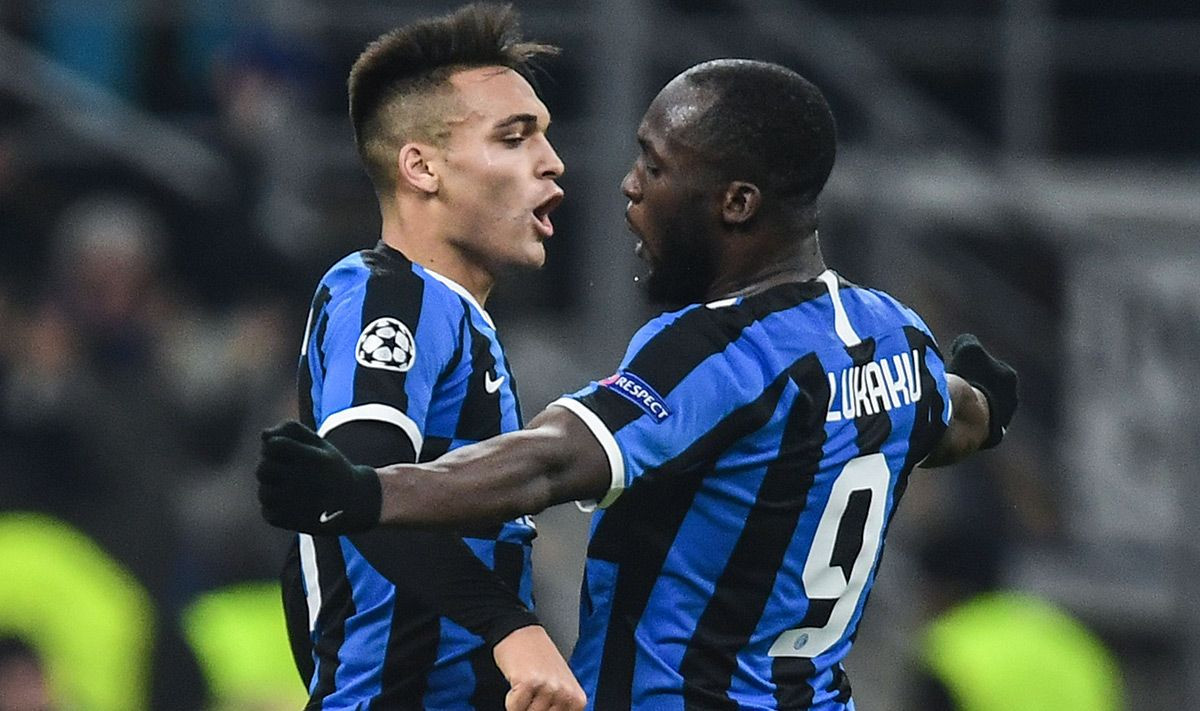 Lukaku y Lautaro, celebrando un gol con el Inter | EFE