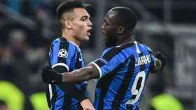 Lukaku y Lautaro, celebrando un gol con el Inter | EFE