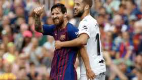 Una foto de Leo Messi durante un partido / EFE