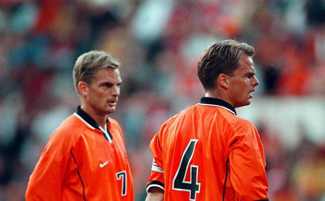 Ronald y Frank de Boer con la selección / EFE